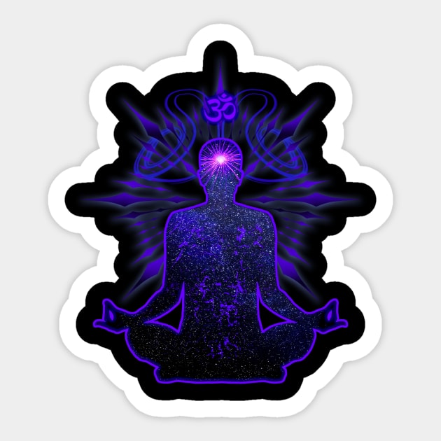 Meditation Sticker by ddtk